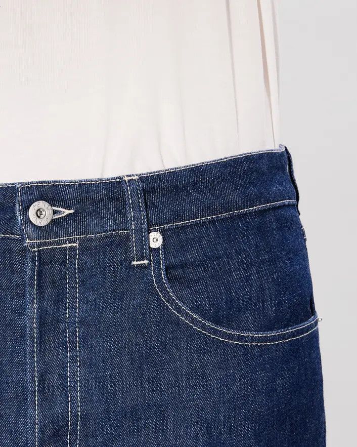 Kenzo o1s22i1n0125 Slim Fit Bara Jeans in Blue Size US 33 - 6 Thumbnail