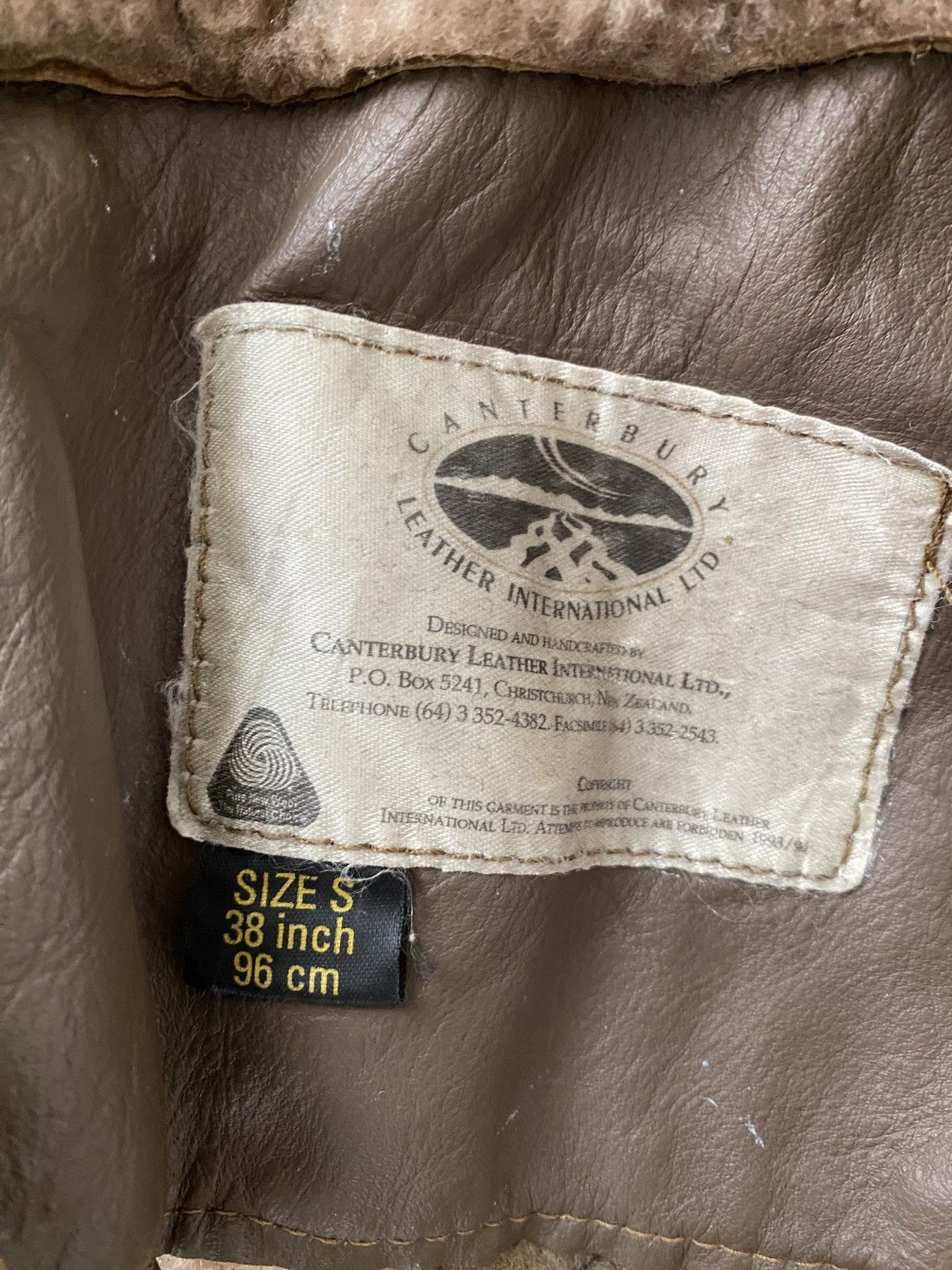 Canterbury of New Zealand Vintage Canterbury Leather international Shearling Jacket Size US S / EU 44-46 / 1 - 10 Thumbnail