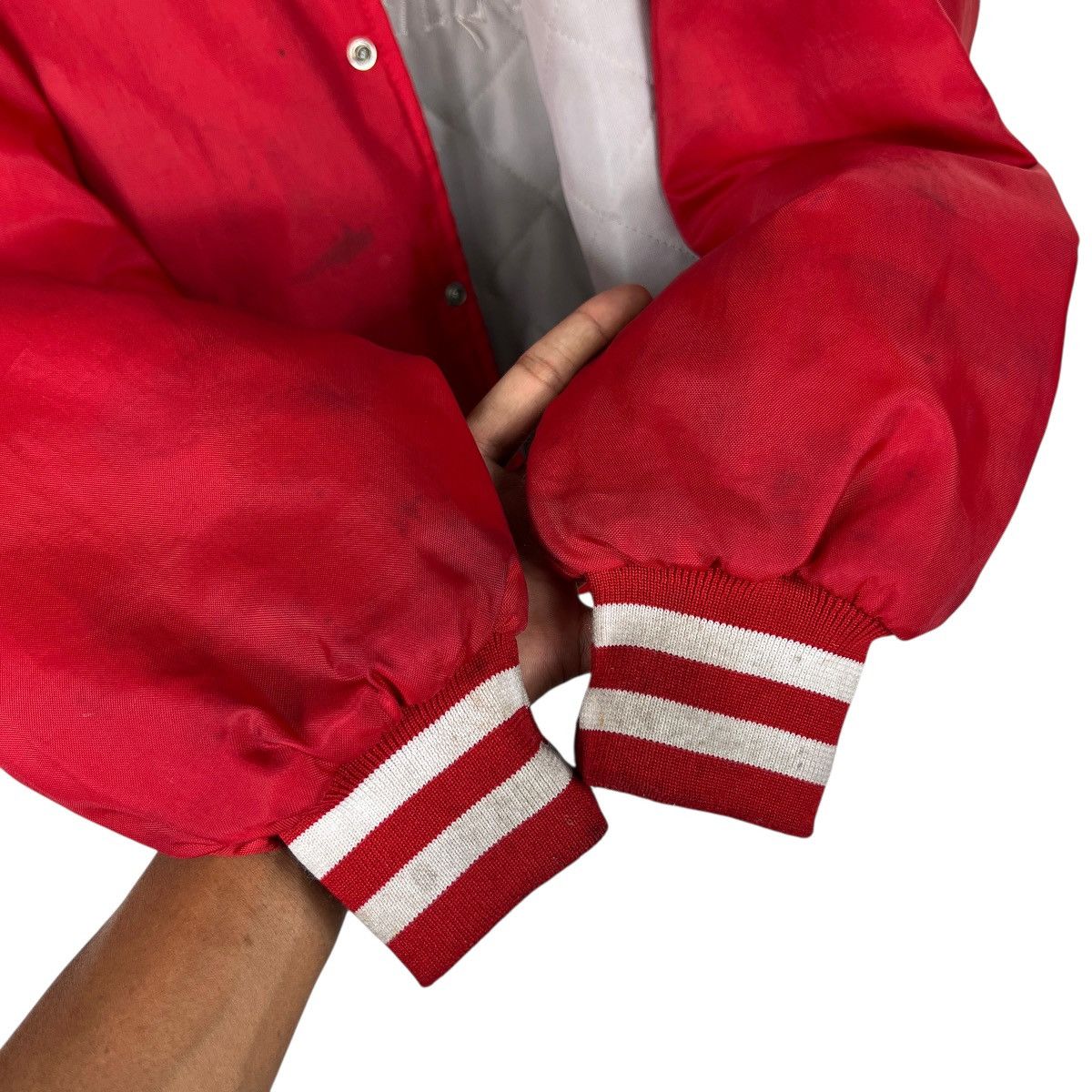 Swingster 🔥 Vintage Swinster Bomber Jacket Made In Usa Size US XL / EU 56 / 4 - 11 Thumbnail