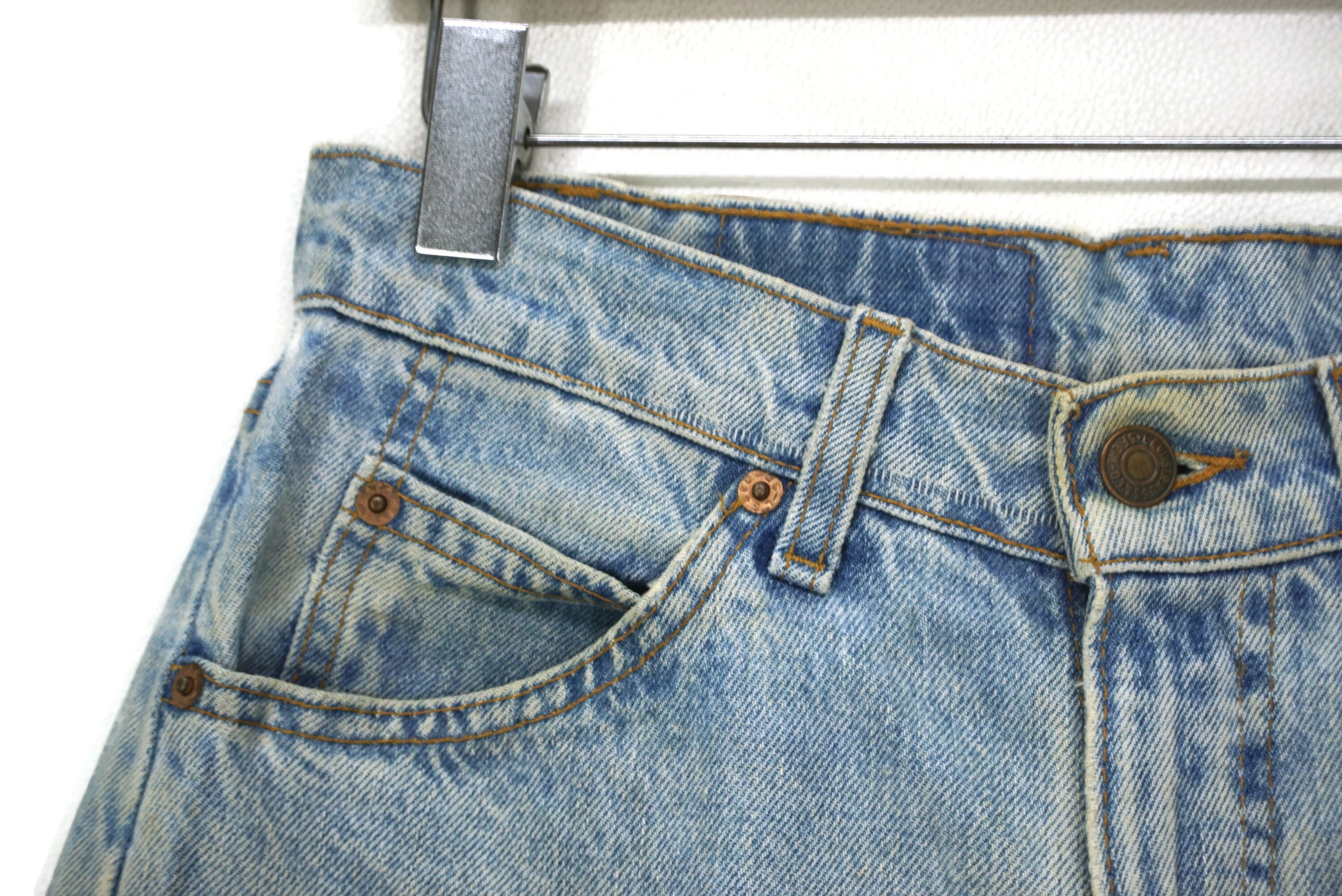 Levi's Vintage Levi's 550 Orange Tab Jeans Size W30xL31 Light Wash Size US 29 - 4 Thumbnail