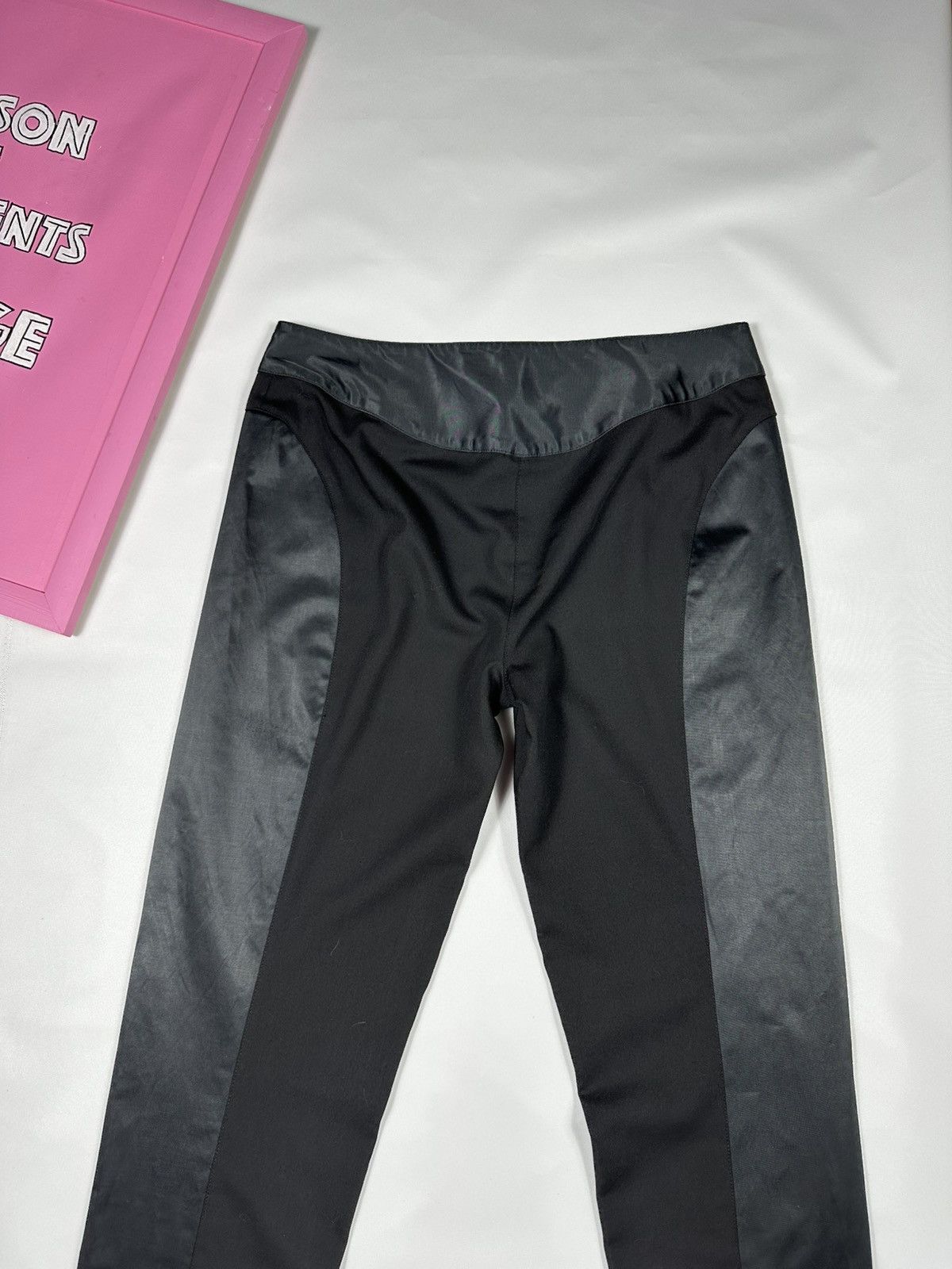 Just Cavalli × Vintage Just Cavalli Slim Stretch Pants Satin Size 27" / US 4 / IT 40 - 16 Thumbnail
