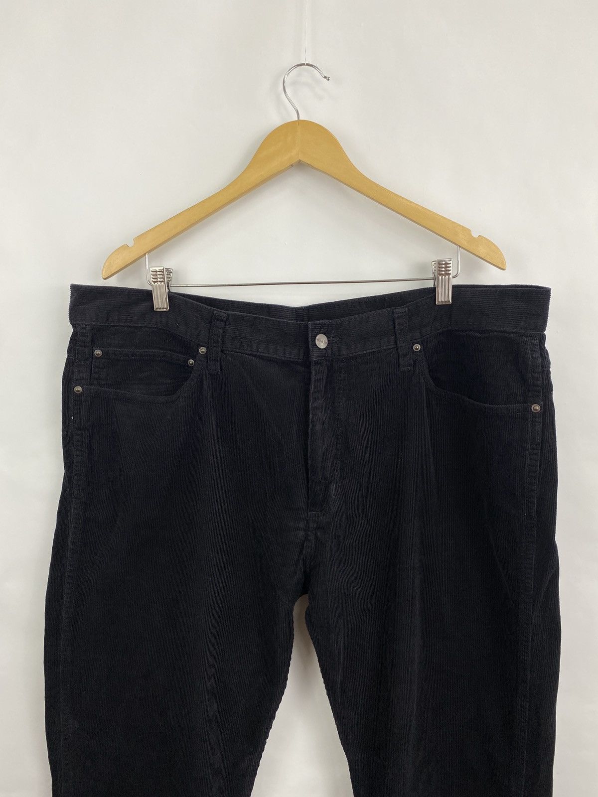 Carhartt 🇺🇸 Vintage 90s Carhartt Velvet Black Pants Y2K Rare Retro Size US 36 / EU 52 - 6 Thumbnail