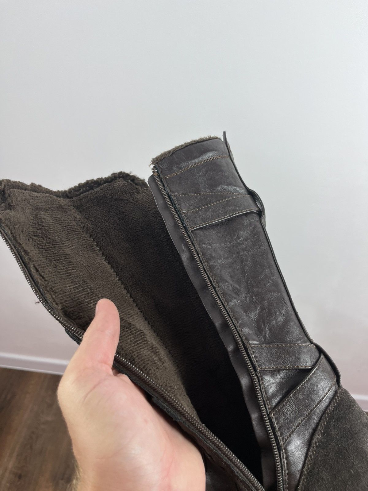 Other Dockers Brown Faux Leather Riding Boots Size 40 Size US 9.5 / IT 39.5 - 22 Thumbnail