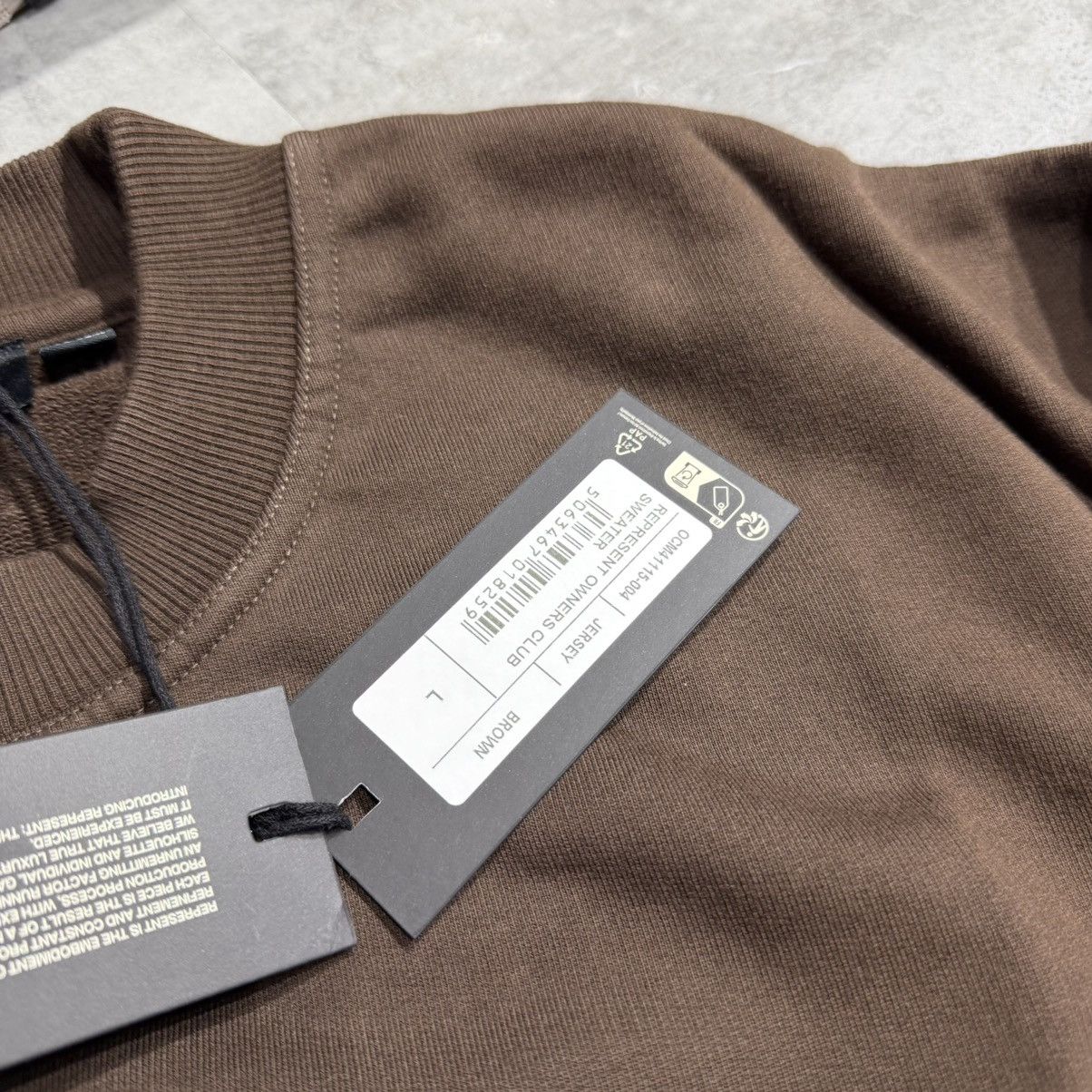 Represent Clo. Represent Owners Club Sweatshirt Sweater - Brown Size US L / EU 52-54 / 3 - 5 Thumbnail