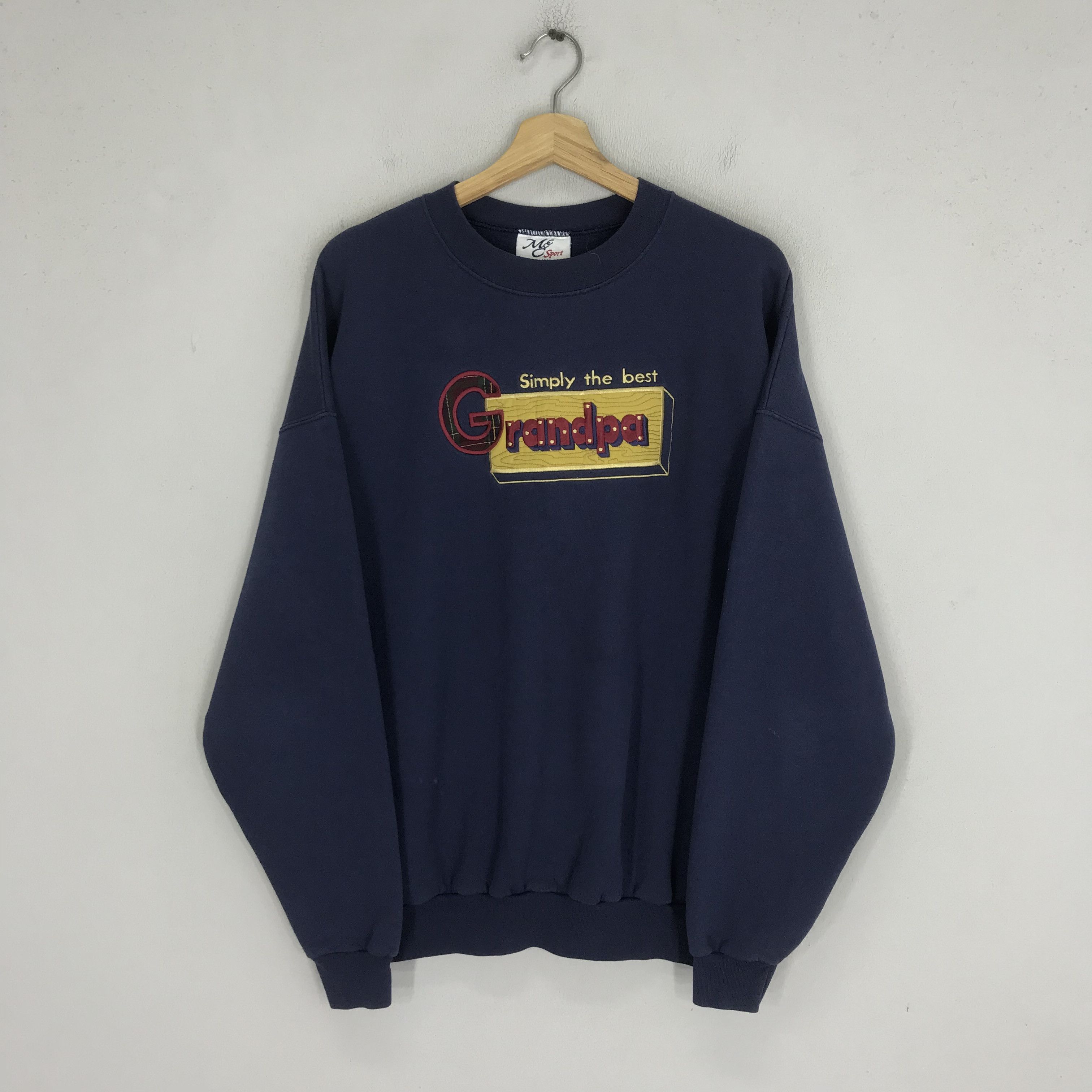 Vintage vintage gray sweatshirt- 265 Size US XL / EU 56 / 4 - 1 Thumbnail