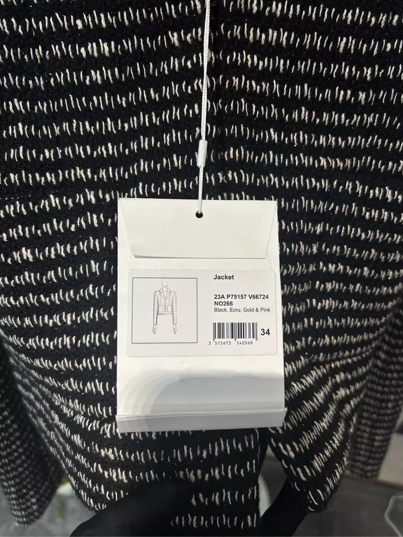 Chanel Chanel 23a lapel short jacket Size XXS / US 00 / IT 34 - 3 Thumbnail