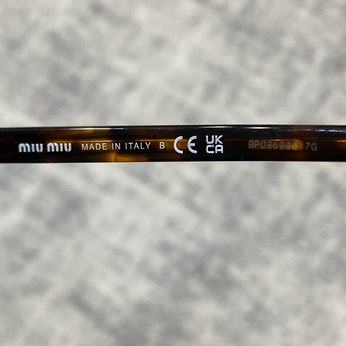 Miu Miu MIU MIU MU 04ZS VAU50D Eyewear HONEY Size ONE SIZE - 9 Thumbnail