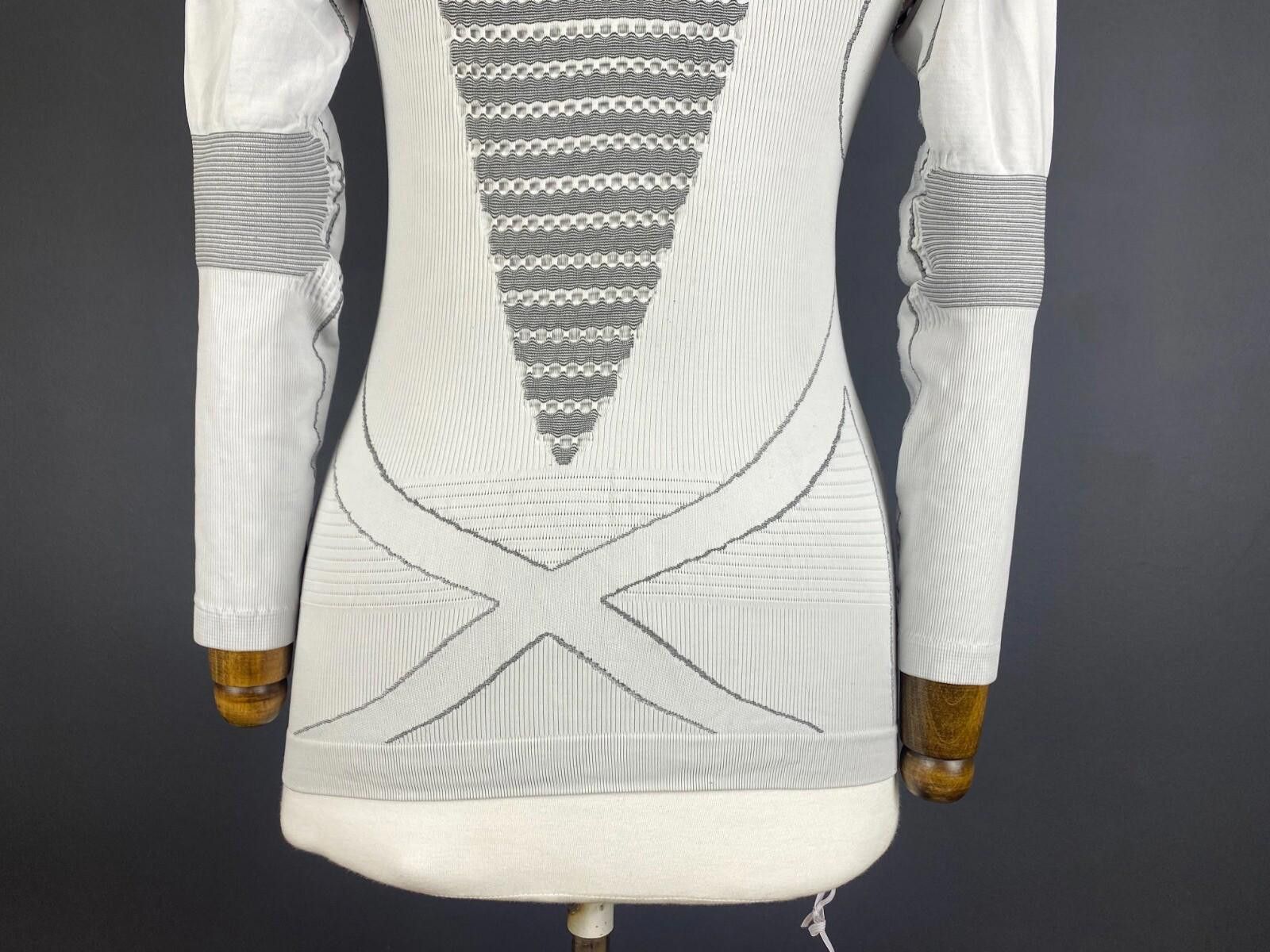 Designer X-Bionic White Long Sleeve Top Jersey Thermo Short Size S/M Size M / US 6-8 / IT 42-44 - 9 Thumbnail