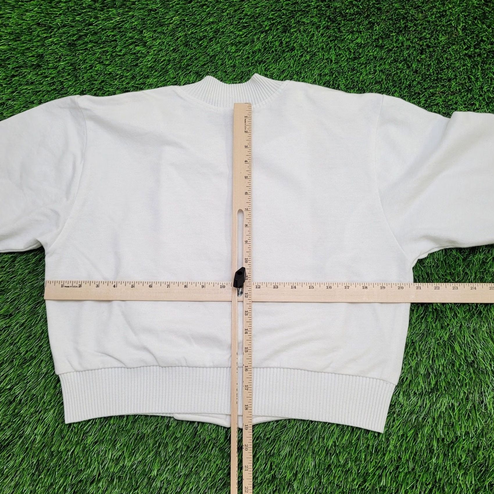 Vintage VINTAGE 80s Tennis Jacket Women Small White Jacket Size S / US 4 / IT 40 - 4 Thumbnail