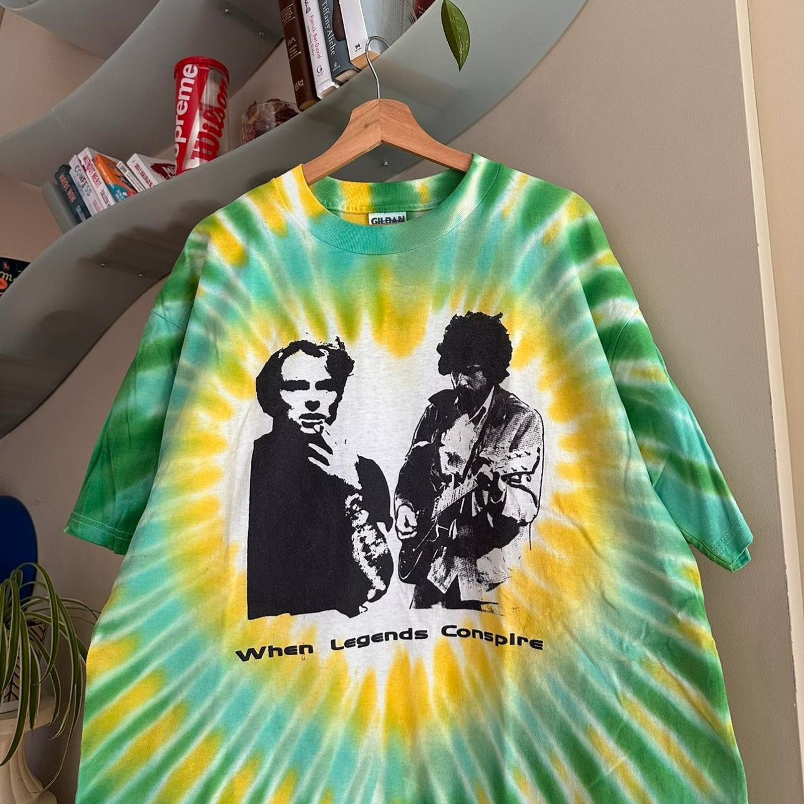 Band Tees × Vintage Vintage Y2K Legends Conspire Bob Dylan Shirt Size US XXL / EU 58 / 5 - 2 Thumbnail