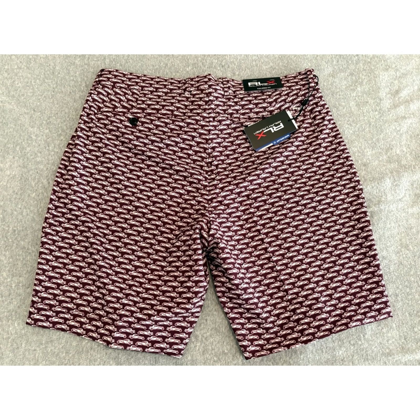 Ralph Lauren RLX Golf Shorts Tailored Fit Cars Mens Size 34 NWT Red Polo Ralph Lauren Size US S / EU 44-46 / 1 - 4 Thumbnail