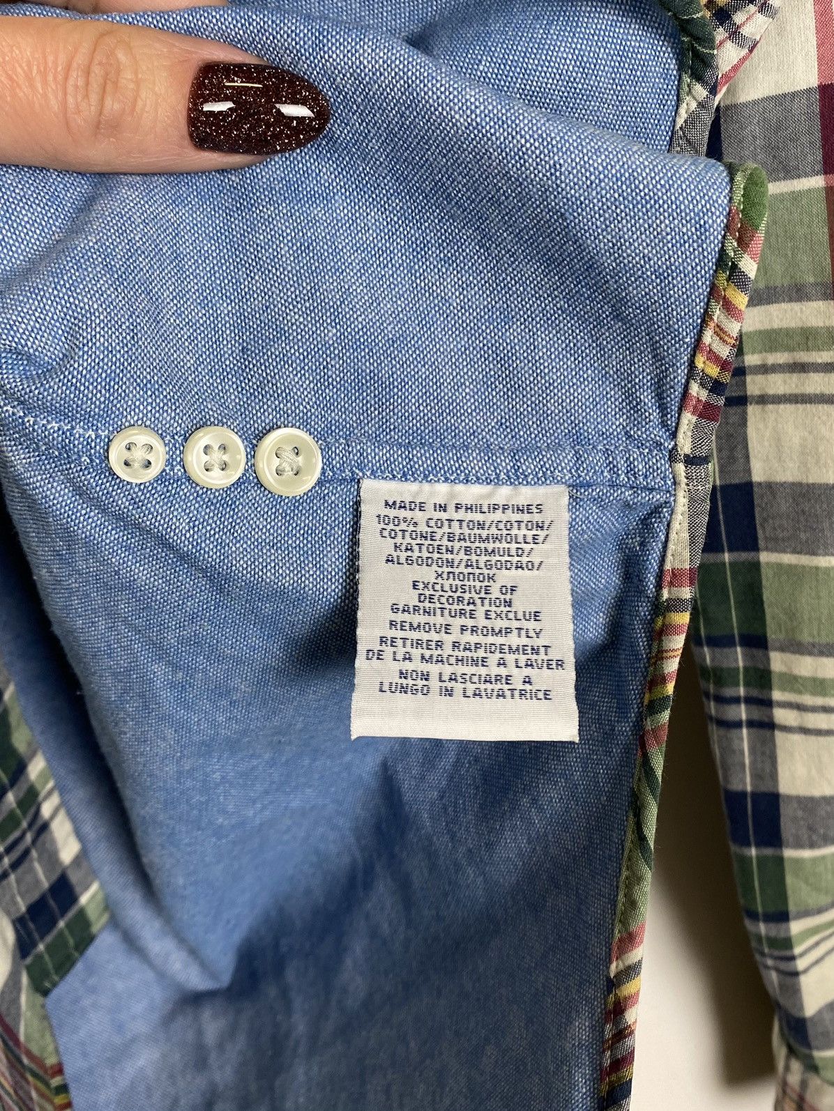 Polo Ralph Lauren Polo Ralph Lauren Plaid Shirt Buttons-Up Long Sleeve Top Size US S / EU 44-46 / 1 - 6 Thumbnail