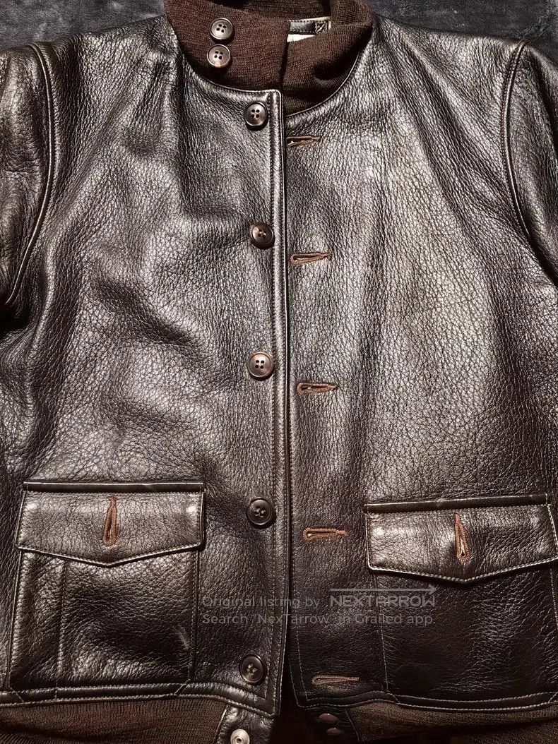 The Real McCoy's The Real McCoys A1 leather coat Size US XXS / EU 40 - 8 Thumbnail