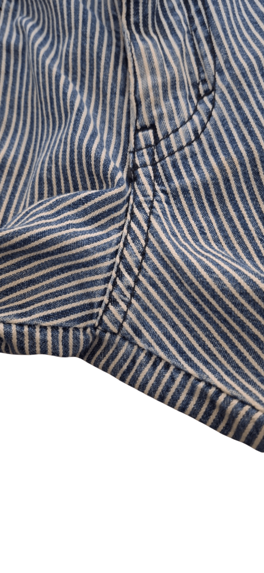 5351 POUR LES HOMMES × If Six Was Nine × Japanese Brand 291295 Homme Hickory Stripe 6 Pocket Trousers Pants Size US 32 / EU 48 - 13 Thumbnail