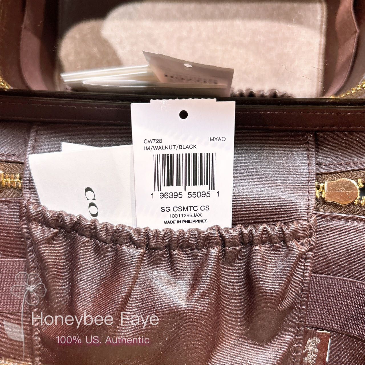 Coach Cosmetic Case In Signature Canvas CW728 Size ONE SIZE - 4 Thumbnail
