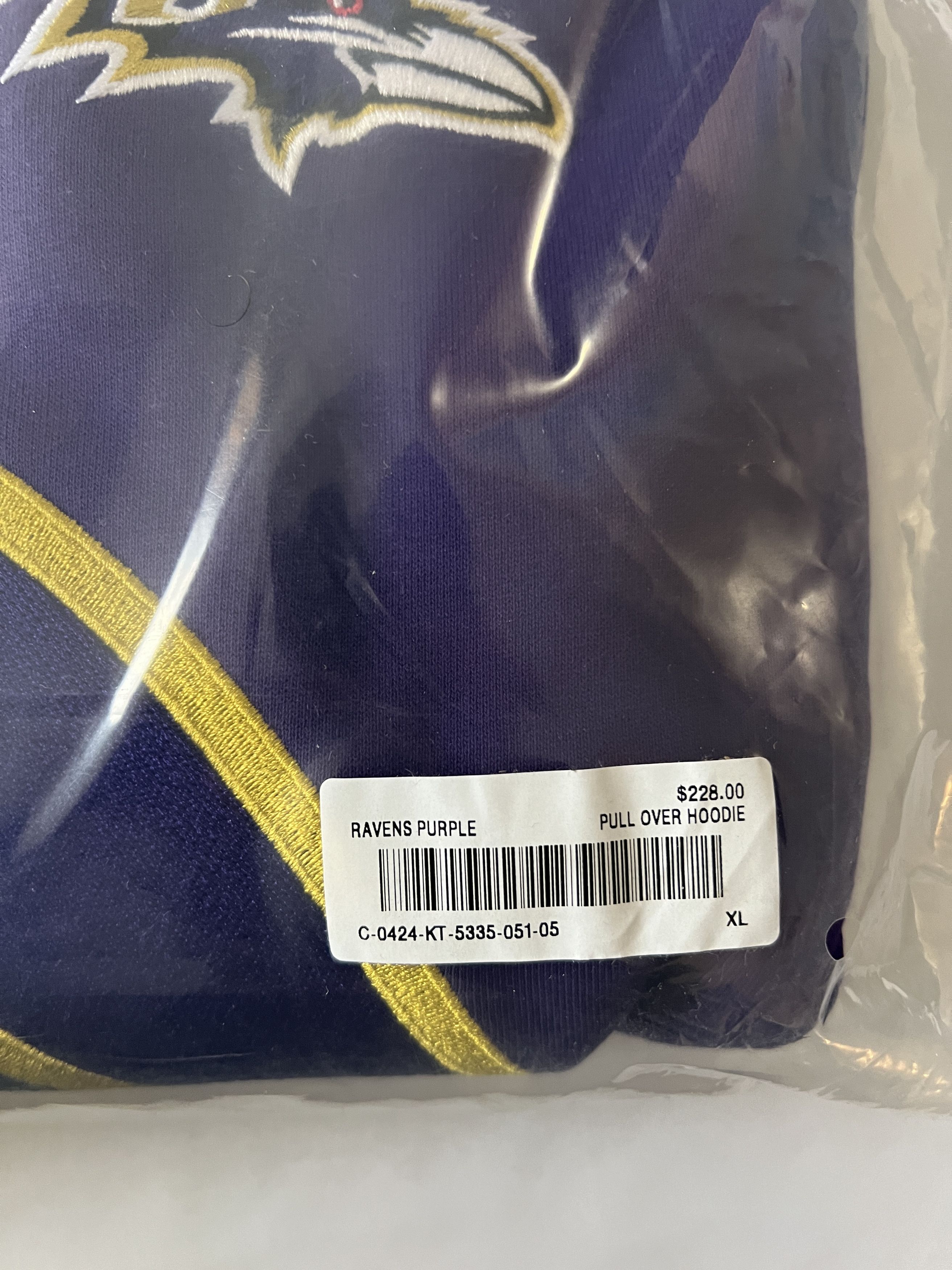 Drake *RARE* OVO x NFL BALTIMORE RAVENS OG OWL ICON TEAM HOODIE Size US XL / EU 56 / 4 - 3 Thumbnail