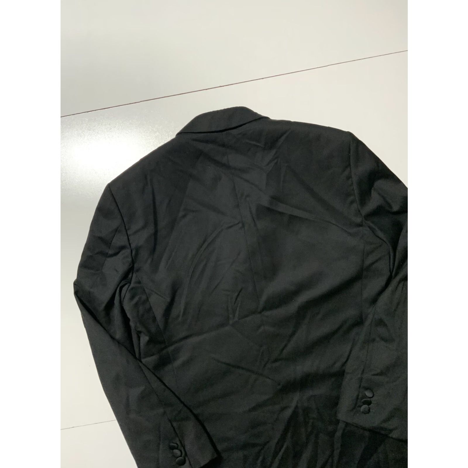 Loro Piana VINTAGE Loro Piana Super 120’s Lubiam Made In Italy Virgin Wool Blazer Jacket Blazer Men 38R Black Wool Blazer 3 Button Italy Size 38R - 7 Thumbnail