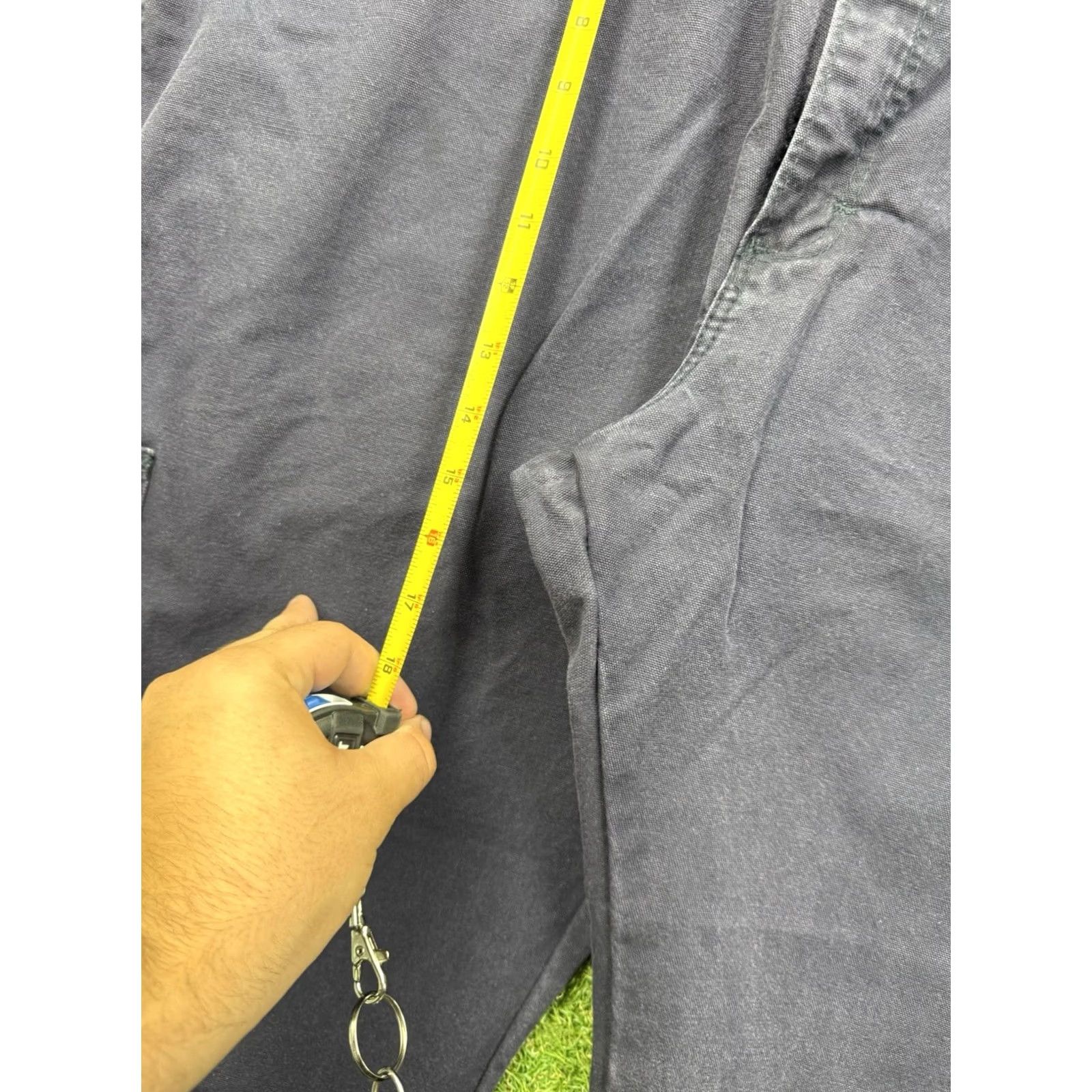 Vintage Bulwark Mens FR Pants 40 x 28 Navy Blue Cargo Flame-Resistant Workwear Pants Size US 40 / EU 56 - 5 Thumbnail
