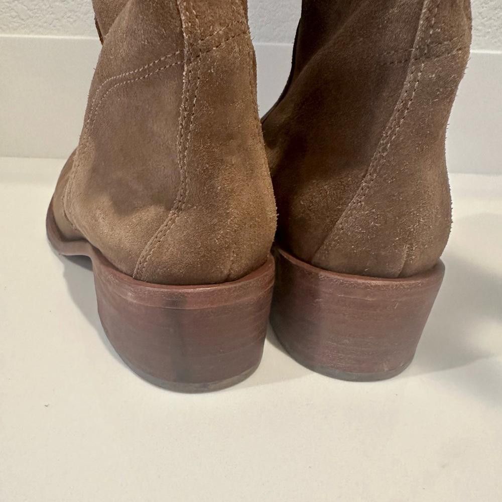 Tory Burch Tory Burch Siena Brown Suede Leather Ankle Boots 7 Size US 7 / IT 37 - 7 Thumbnail