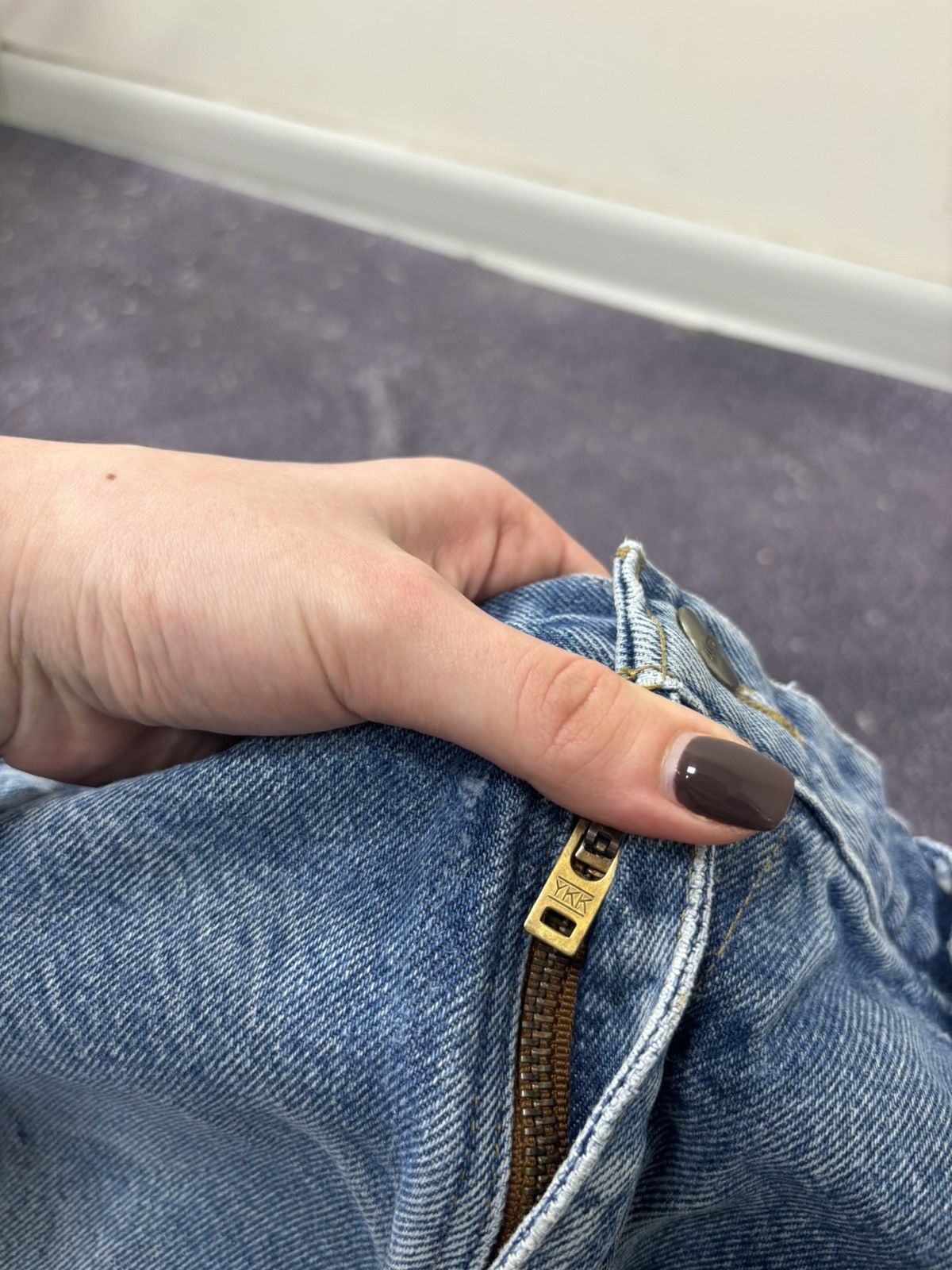 Carhartt Vintage 90s Carhartt USA Light Blue Denim Hype Baggy Jeans Size US 38 / EU 54 - 15 Thumbnail