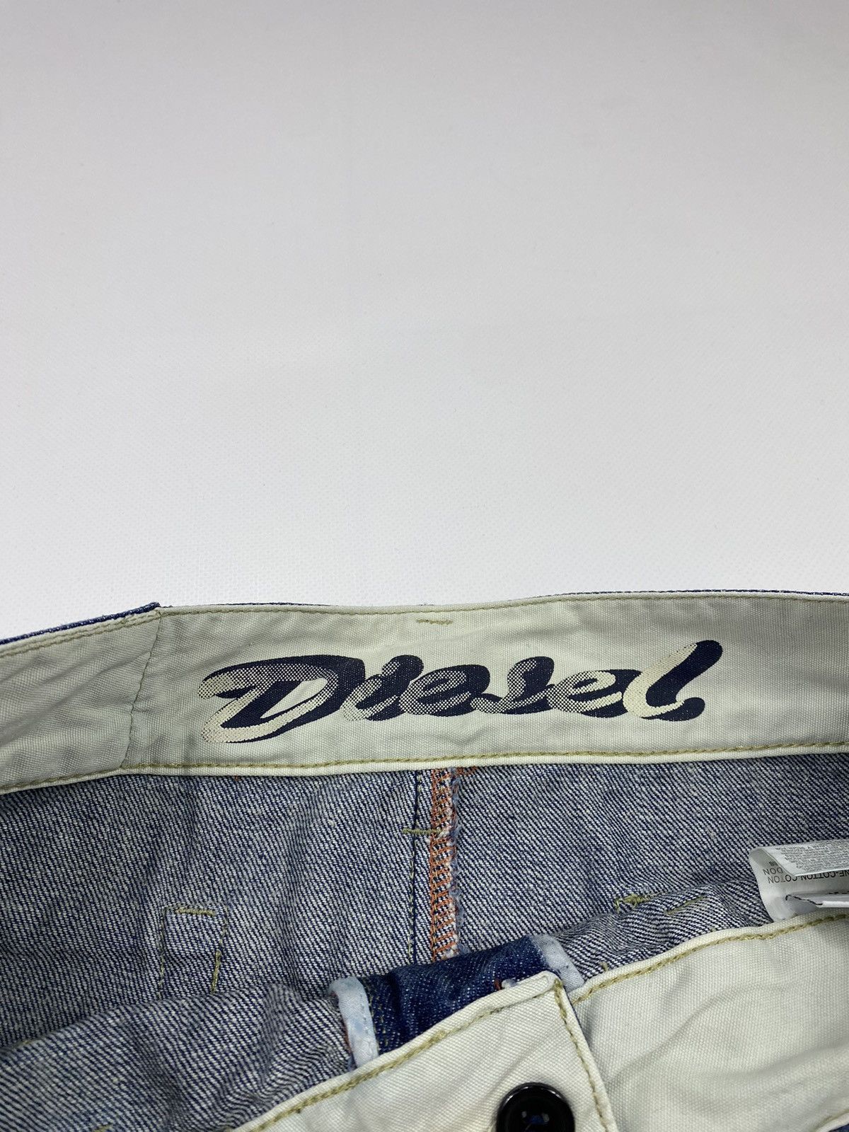 Diesel LASTDROP🔥Vintage Y2K Diesel A Line Washed Denim D Mini Skirt Size 29" - 9 Thumbnail