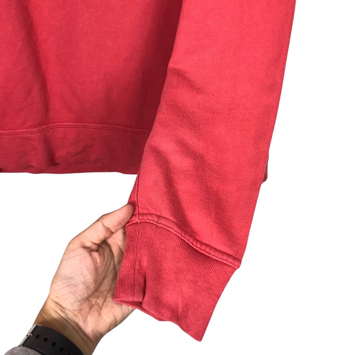 Japanese Brand CHUMS Bold Front Logo Red Crewneck Size US L / EU 52-54 / 3 - 12 Thumbnail