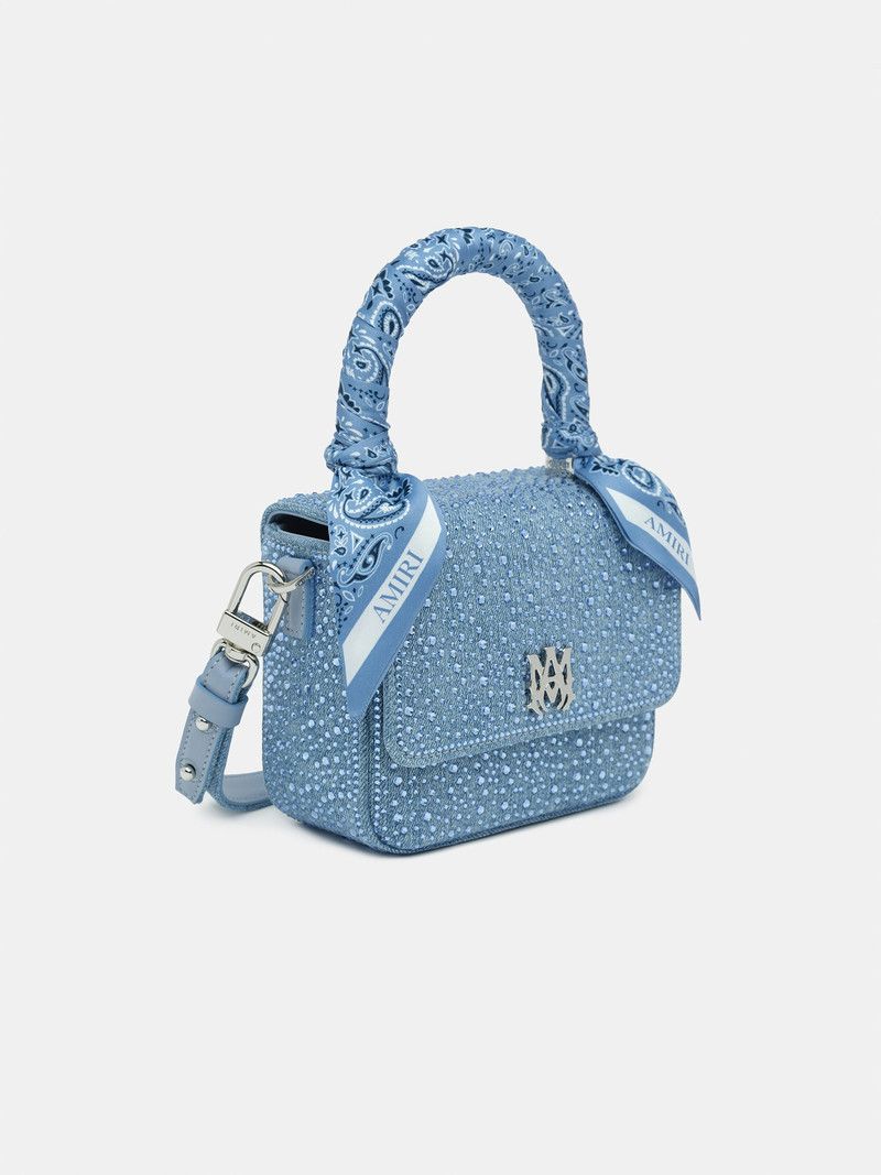 Amiri o1s1wg110426 Size: OS / Crystal Denim Micro MA Bag in Blue Size ONE SIZE - 3 Thumbnail