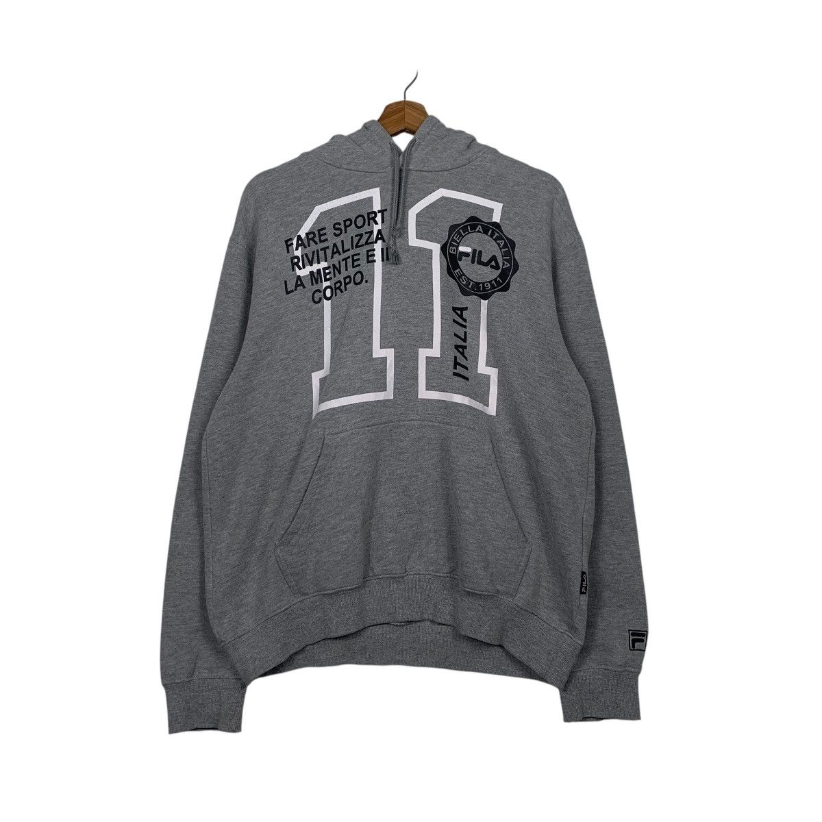 Fila Fila Italia Pullover Hoodie Size US M / EU 48-50 / 2 - 10 Thumbnail
