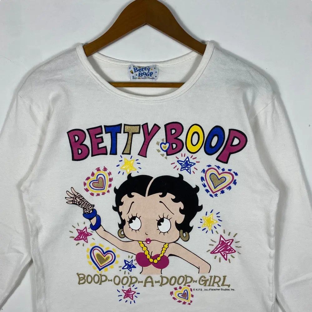 Vintage Vintage 90's BETTY BOOP A Doop Girl Cartoon Women Tee Shirt Size S / US 4 / IT 40 - 2 Thumbnail
