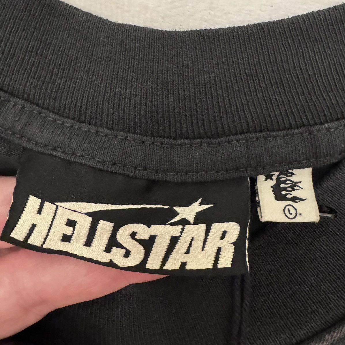 HELLSTAR Hellstar Chrome Logo T-Shirt Size US L / EU 52-54 / 3 - 5 Thumbnail