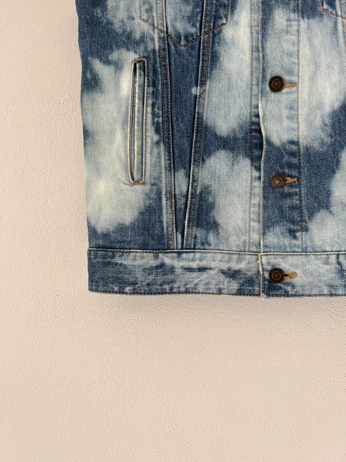 Saint Laurent Paris Bleached Denim Vest Size US M / EU 48-50 / 2 - 6 Thumbnail