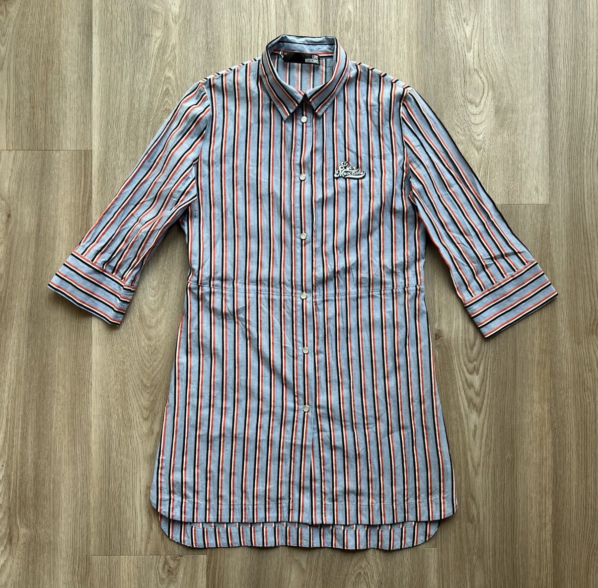 Love Moschino × Moschino Love Moschino Striped Button Up Dress Size M / US 6-8 / IT 42-44 - 1 Thumbnail