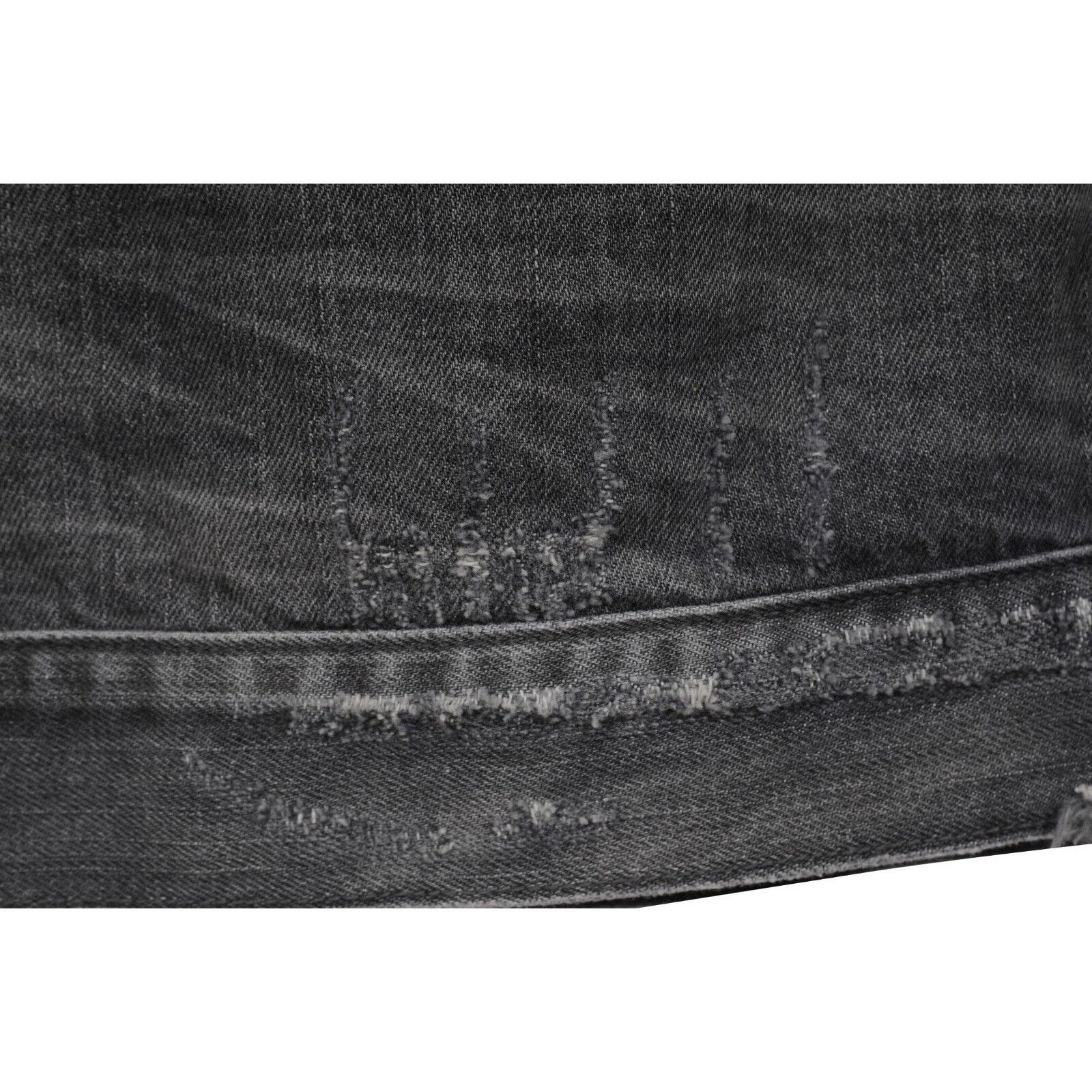 Allsaints Gambola Denim Jacket Distressed Gray Size US L / EU 52-54 / 3 - 12 Thumbnail