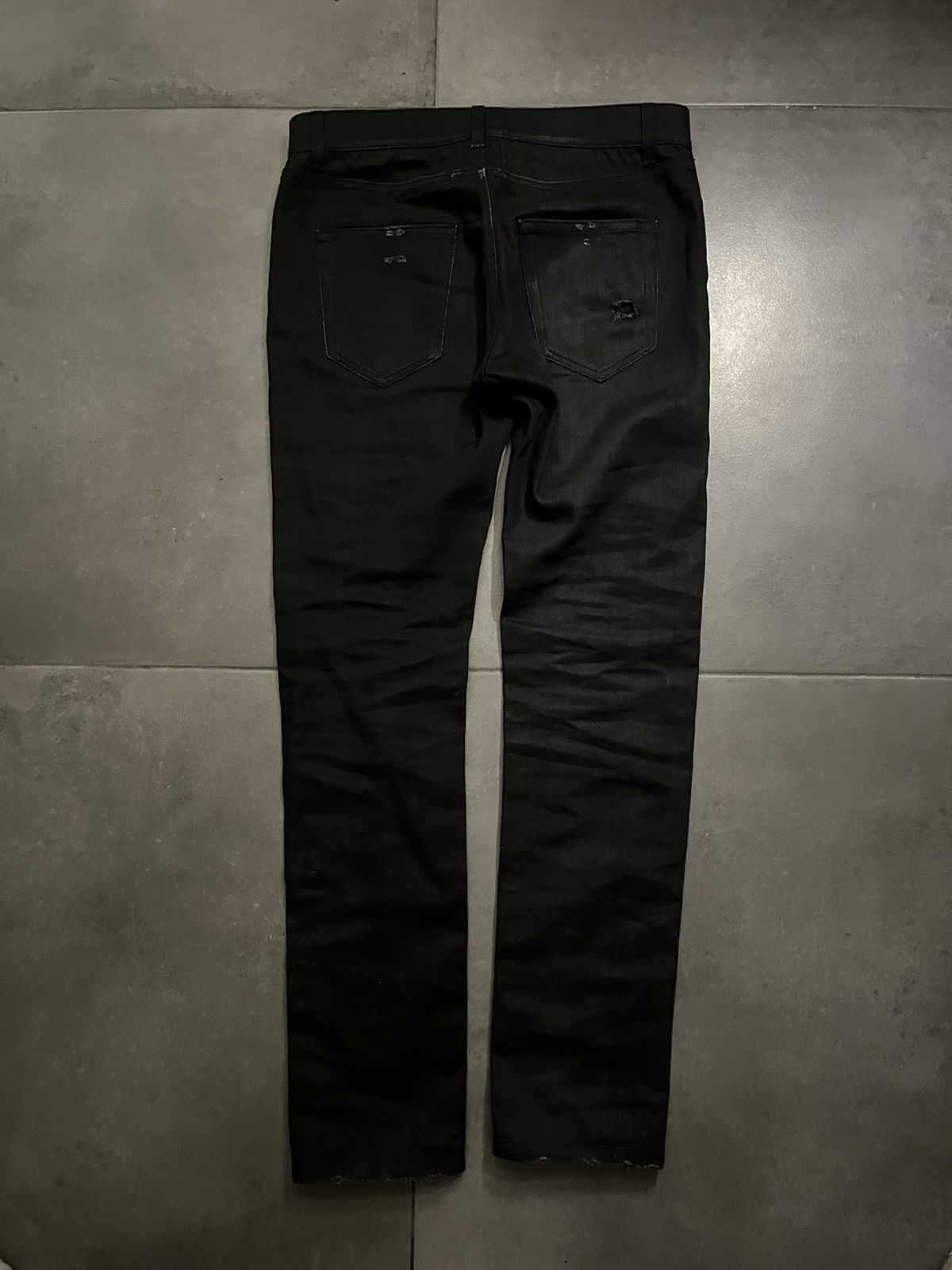 Saint Laurent Paris Saint Laurent Crash Denim Size US 31 - 2 Thumbnail