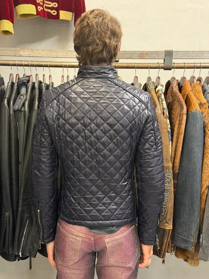 Dolce & Gabbana 2000s Dolce & Gabbana Dark Purple Nylon Quilted Jacket Size US S / EU 44-46 / 1 - 3 Thumbnail