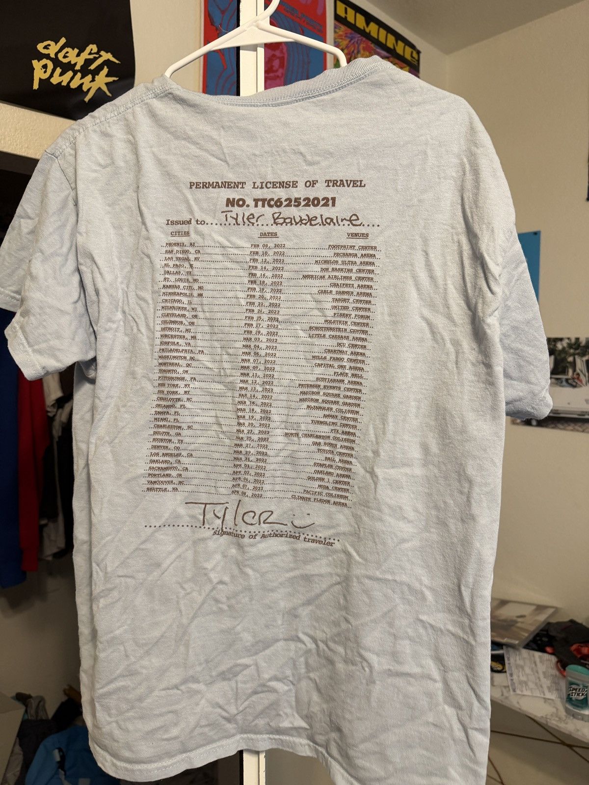 Golf Wang Call me if you get lost tour shirt Size US L / EU 52-54 / 3 - 3 Thumbnail