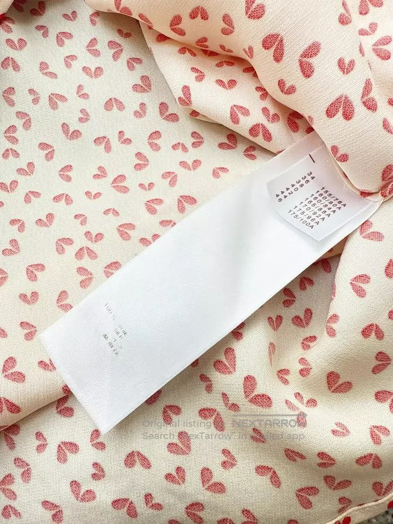 Louis Vuitton Louis Vuitton Silk Love Pattern Short Sleeve Shirt Size XS / US 0-2 / IT 36-38 - 8 Thumbnail