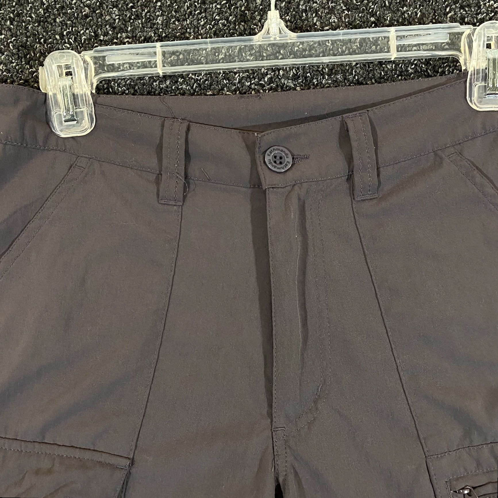 Kathmandu Kathmandu Shorts Womens 8 Gray Cargo Chino Khaki 8” Inseam Hiking Outdoors Size 30" / US 8 / IT 44 - 2 Thumbnail