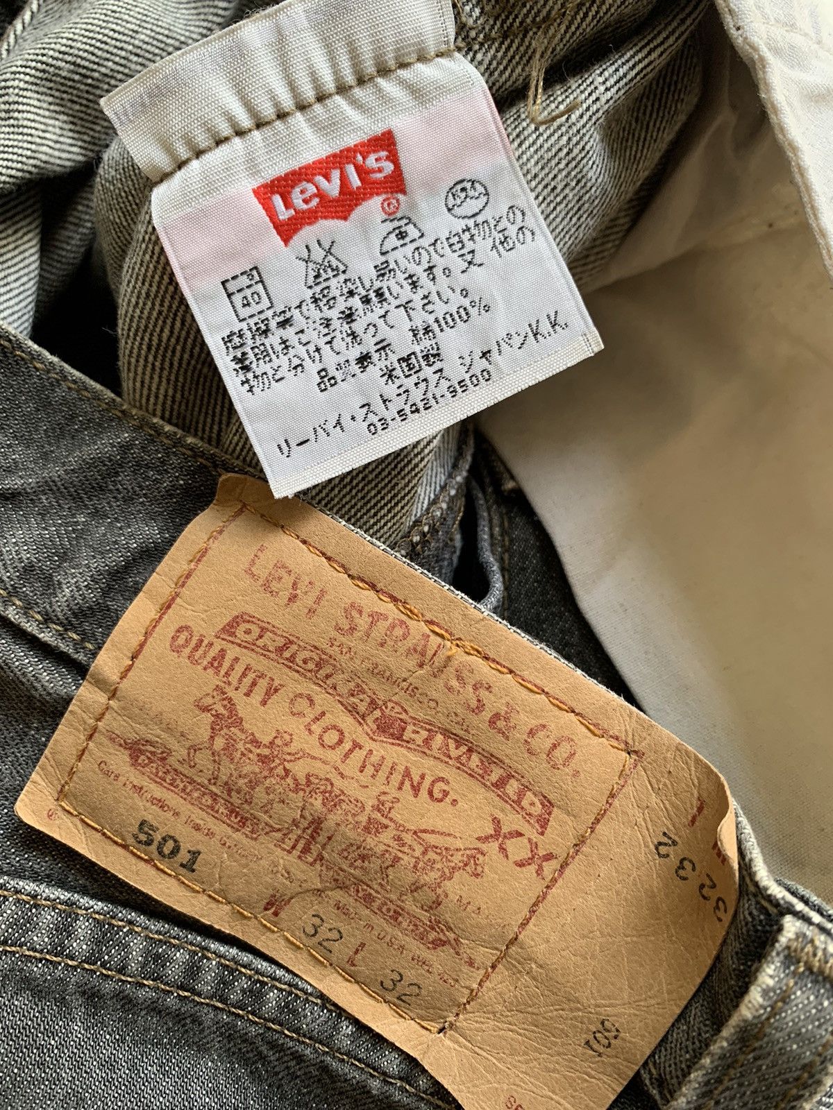 Levi's Made & Crafted Vintage Levi’s 501 ripped jeans Size US 32 / EU 48 - 7 Thumbnail