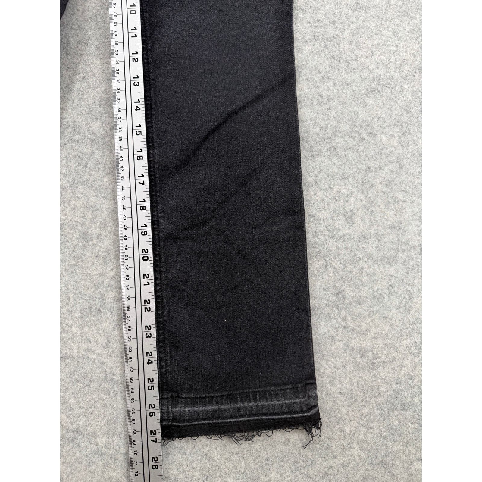 Paige NWT Paige Cindy Transcend Destructed High Rise Straight Jean Size 24" / US 00 / IT 34 - 11 Thumbnail