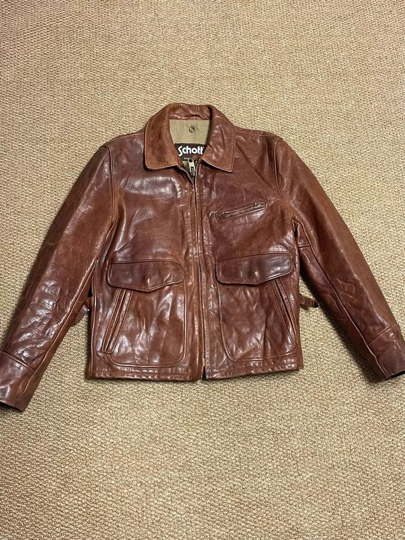 Schott Schott American vintage horse leather jacket Size US XS / EU 42 / 0 - 1 Thumbnail