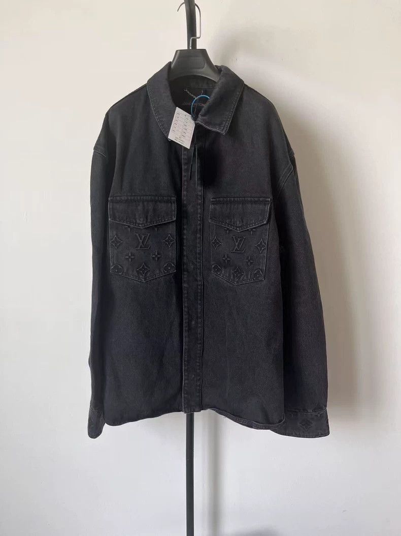 Louis Vuitton Louis Vuitton Washed Logo Denim Jacket - dmc Size US XL / EU 56 / 4 - 1 Thumbnail
