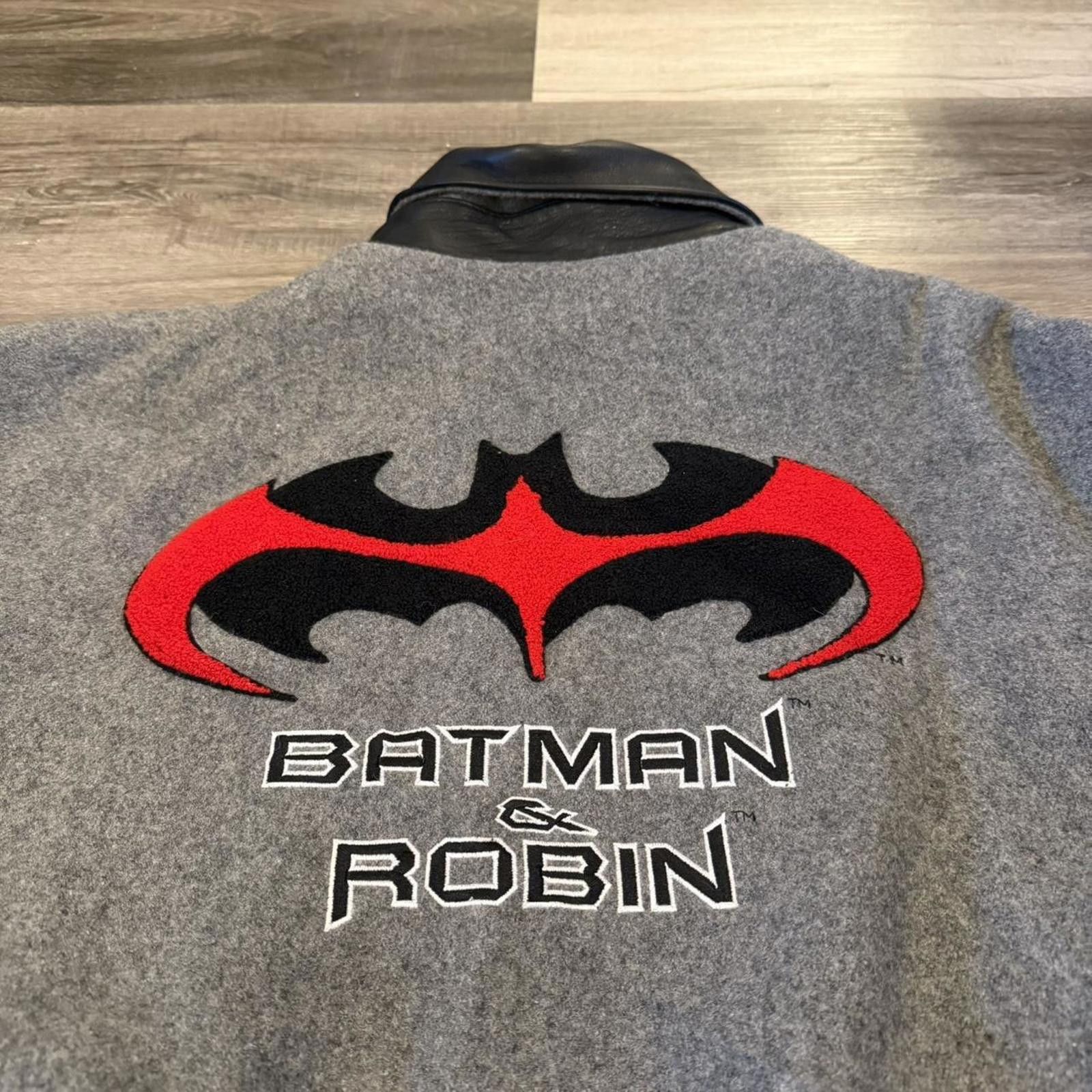 Other Vintage Batman and robin uncle Ben’s varsity jacket 90s L/XL Size US L / EU 52-54 / 3 - 2 Thumbnail