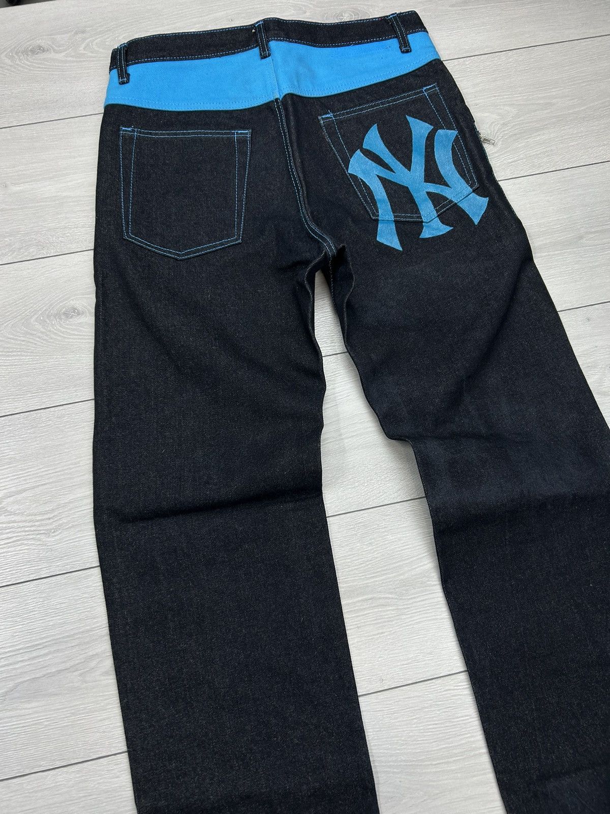 Vintage New York Yankees Jeans custom size 34 Size US 34 / EU 50 - 3 Thumbnail
