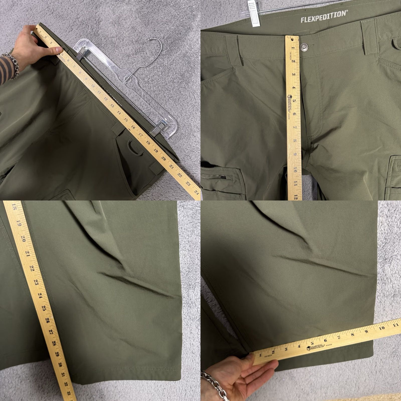 Vintage Duluth Trading Pants Mens 42x32 Flexpedition Cargo Nylon Stretch Relaxed 71153 Cargo Pants Mens 42 Regular Green Nylon Stretch Wide 71153 Size US 42 / EU 58 - 8 Thumbnail