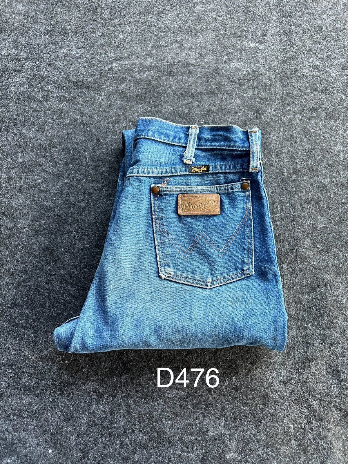 Vintage × Wrangler Vintage Wrangler Dirty Blue Washed Denim D476 Size US 30 / EU 46 - 18 Thumbnail