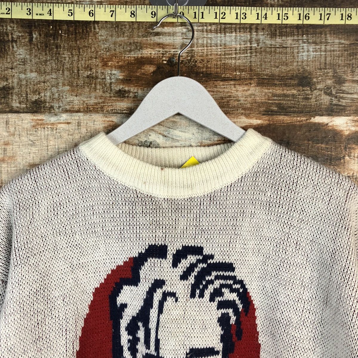 Vintage DLL City Guy Club cartoon japan vintage Grey Knitwear #C167 Size US M / EU 48-50 / 2 - 4 Thumbnail