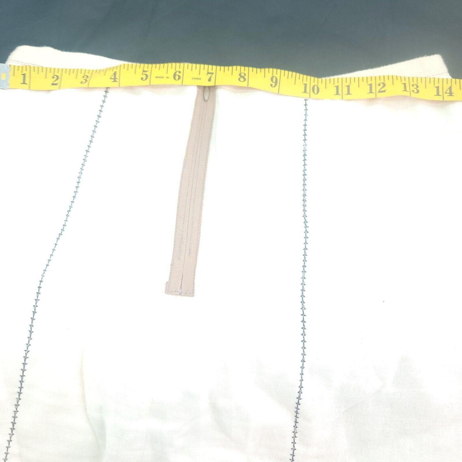 Designer Rozae Nichols Size Cream Black Pencil Skirt Size 28" / US 6 / IT 42 - 7 Thumbnail
