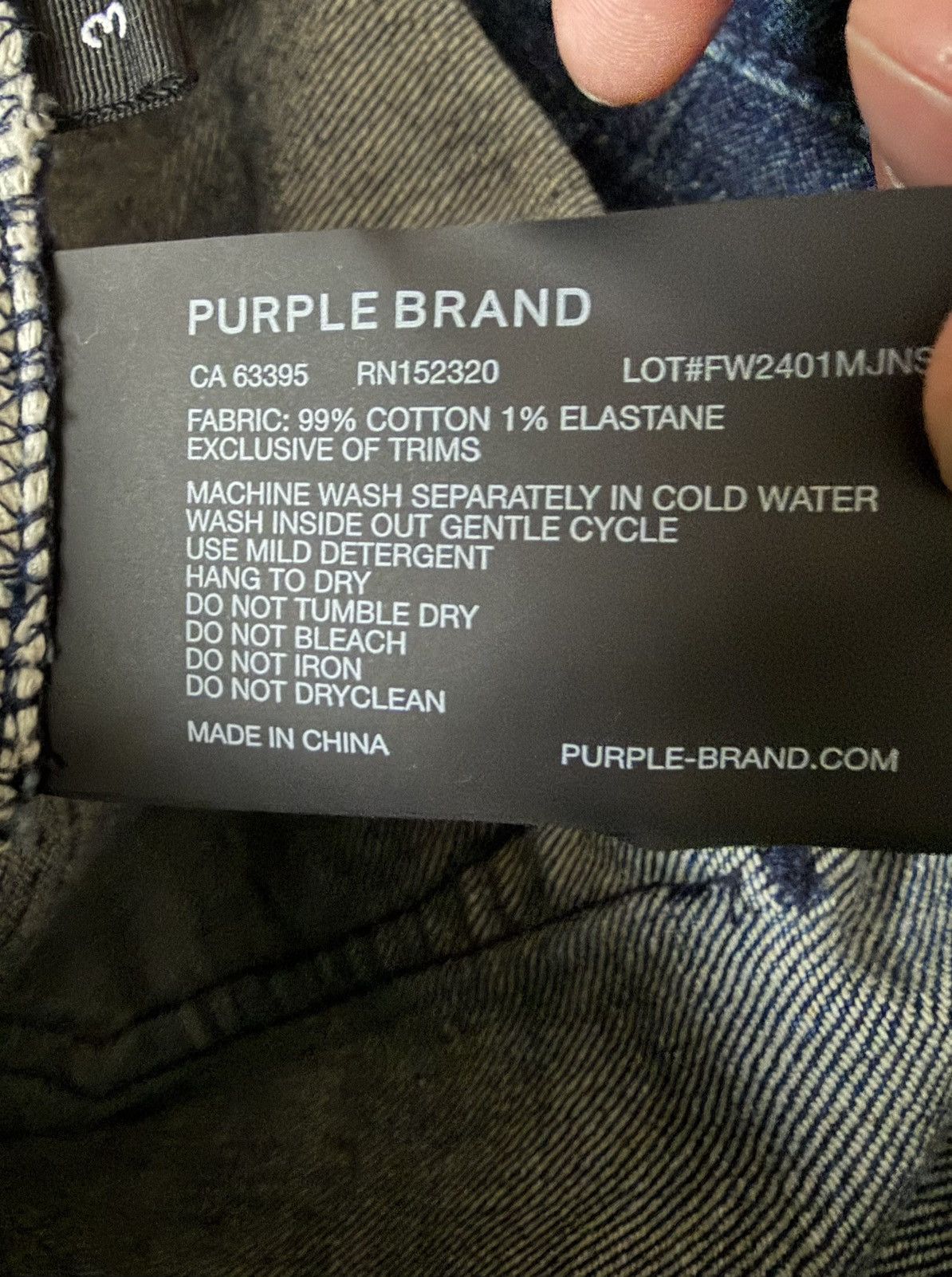 Purple Brand Purple Brand Flare Bootcut Jeans Blue Denim Size 28x32 Size US 28 / EU 44 - 9 Thumbnail