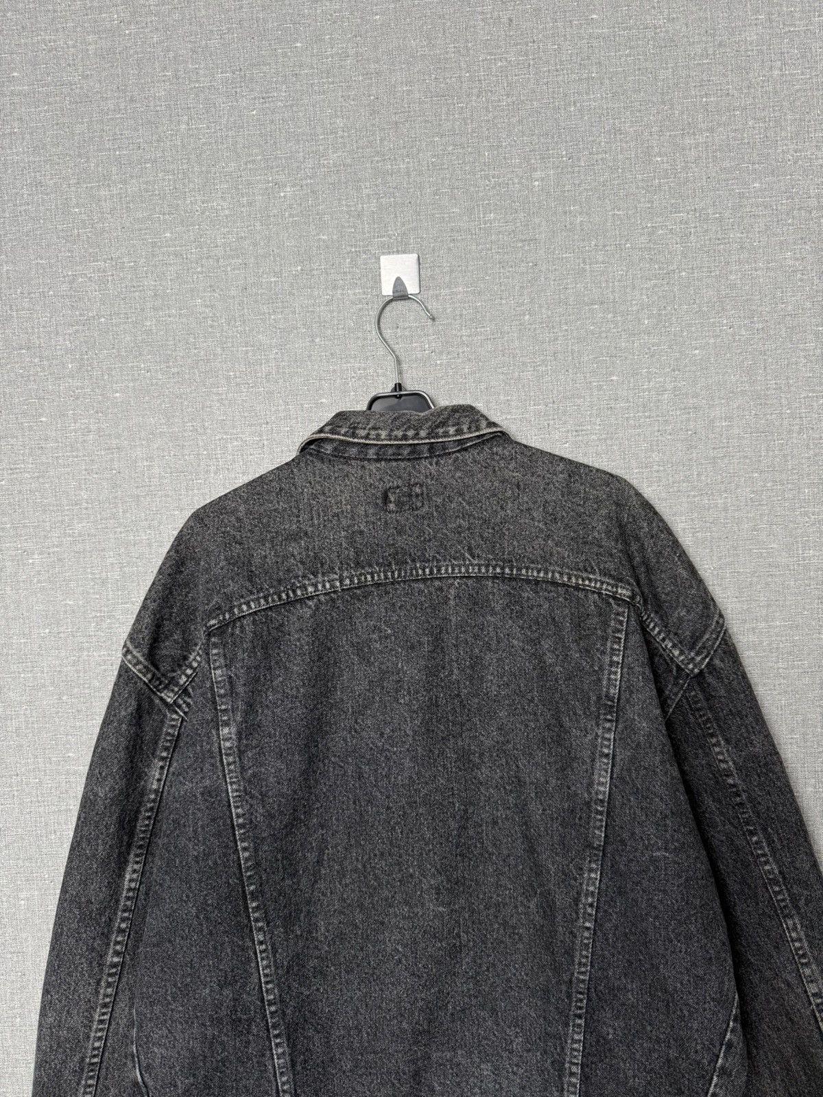 Lee Vintage 80s Lee Rider Graphite Denim Trucker Jacket Jean Size US L / EU 52-54 / 3 - 14 Thumbnail